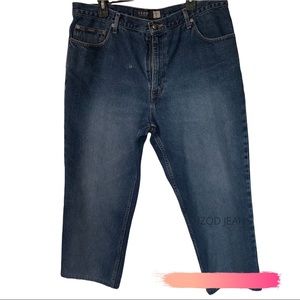 Vintage IZOD 38x30 Classic fit Mens blue jeans Relaxed fit 90’s